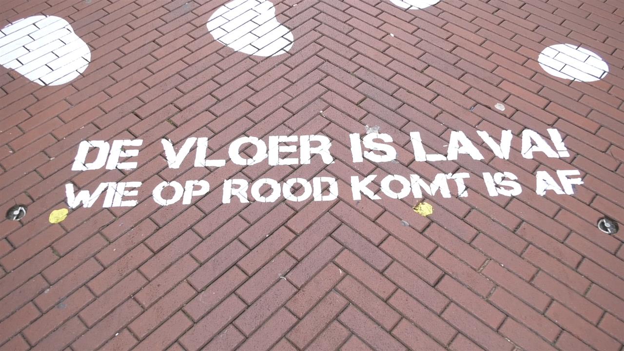 Spel in de binnenstad brengt een lach op het gezicht Spel in de binnenstad brengt een lach op het gezicht